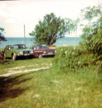 STIHUSVEJ - LYSTRUP STRAND, parkering med udsigt 1980 STIHUSVEJ - LYSTRUP STRAND, parkering med udsigt 1980